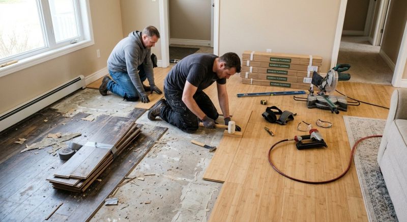 Bamboo Flooring Installation in Plymouth, MI