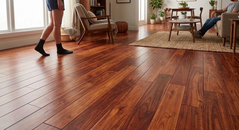 Cherry Floor Installation in Lincoln Park, MI