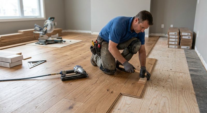 Hardwood Floor Installation in Grosse Ile, MI