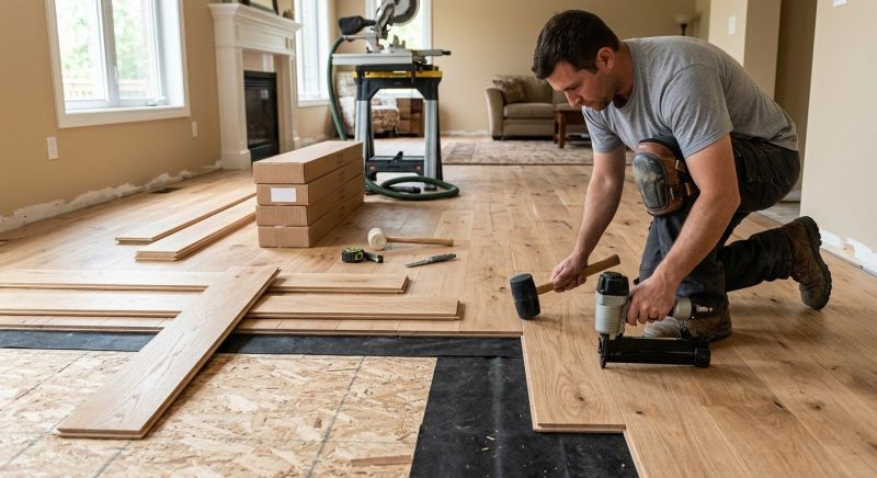 Hardwood Floor Installation in Romulus, MI