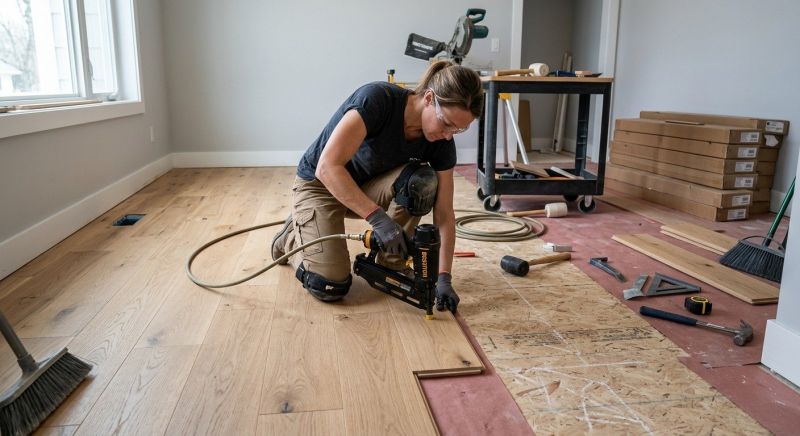 Hardwood Floor Installation in Troy, MI