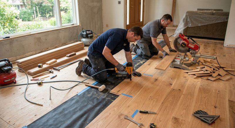 Hardwood Floor Installation in Washtenaw County, MI