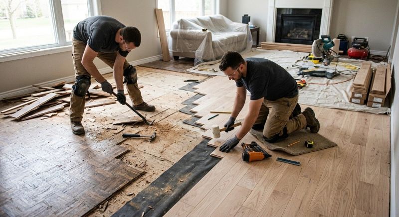 Hardwood Replacement in Redford, MI