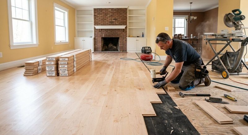 Maple Flooring Installation in Southgate, MI