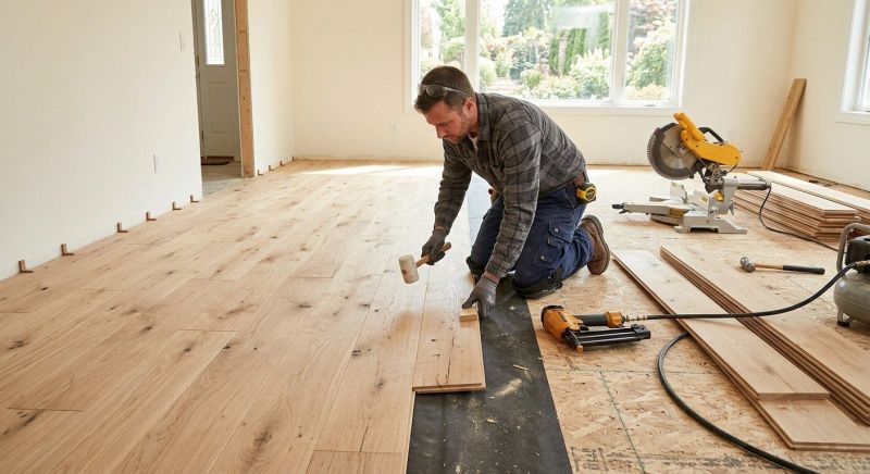 Oak Floor Installation in Bloomfield Hills, MI