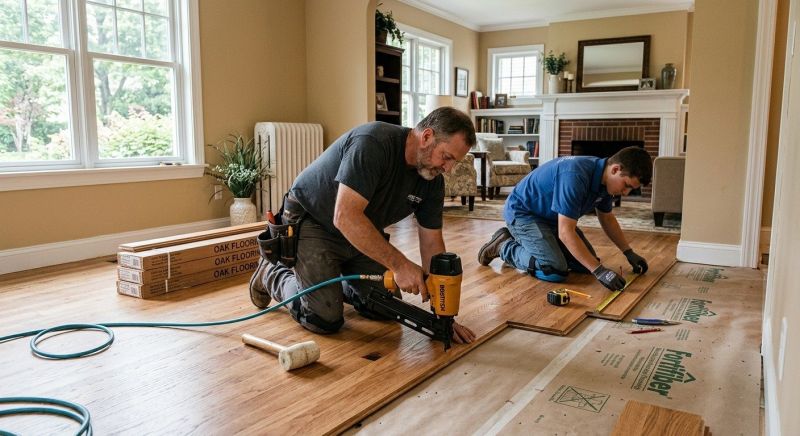 Oak Floor Installation in Ferndale, MI
