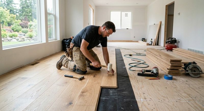 Oak Floor Installation in Huntington Woods, MI