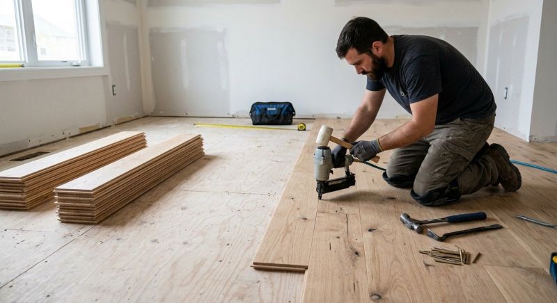 Oak Floor Installation in Wayne, MI