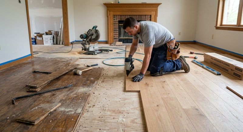 Oak Floor Replacement in Plymouth, MI