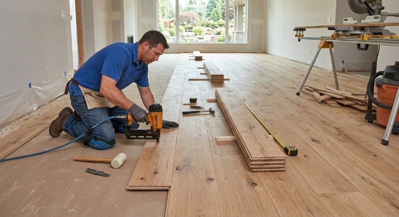 Plank Floor Installation in Plymouth, MI