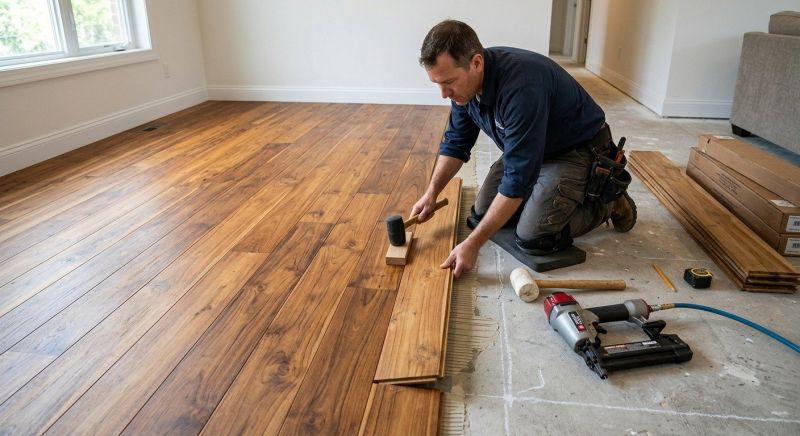 Teak Flooring Installation in Plymouth, MI