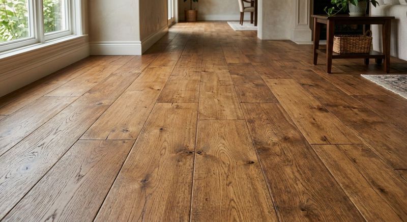 Wide Plank Floor Installation in Plymouth, MI