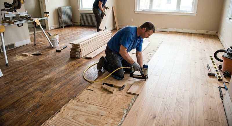 Wood Floor Replacement in Carleton, MI